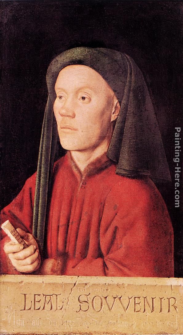 Portrait of a Young Man (Tymotheos) painting - Jan van Eyck Portrait of a Young Man (Tymotheos) art painting